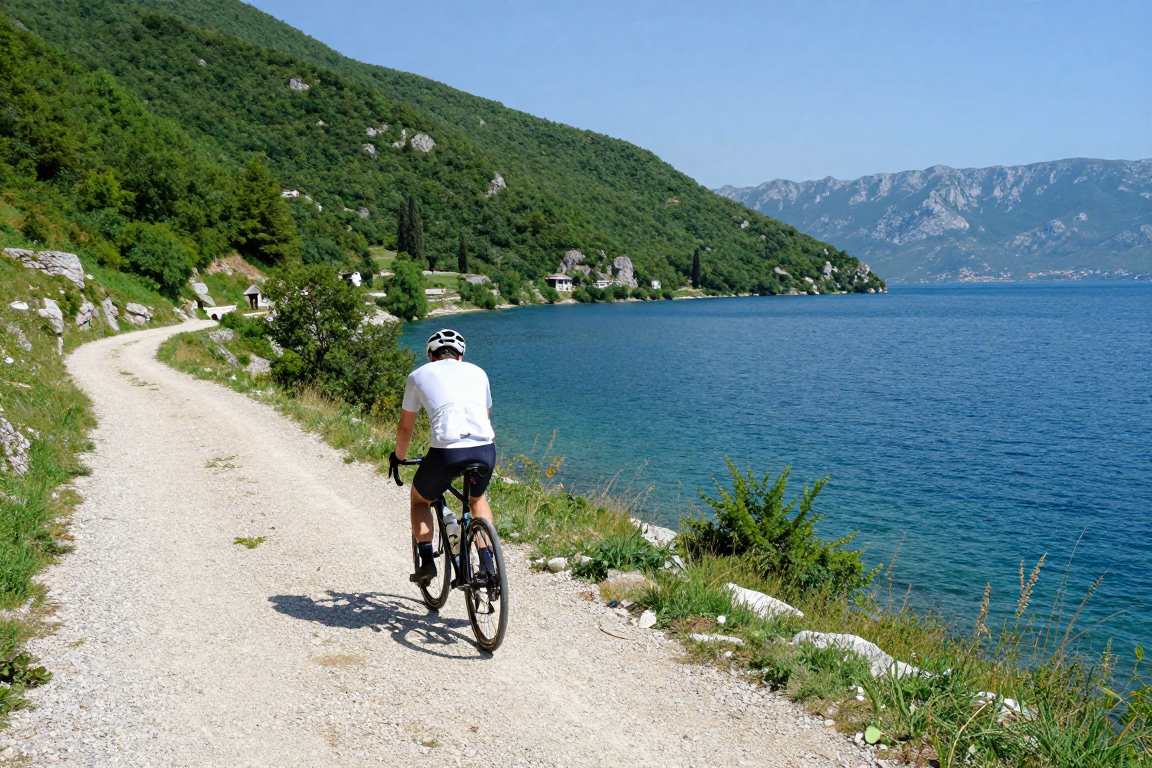 Ohrid Gölü bisiklet turu ve manzara