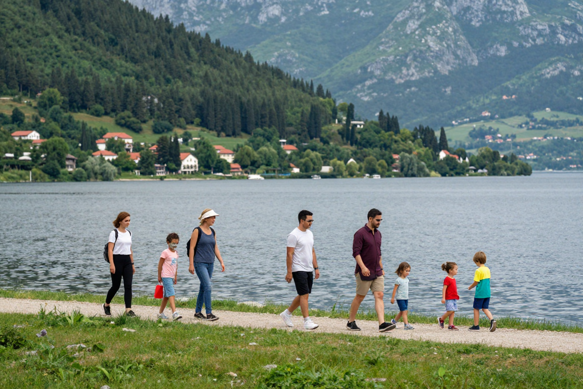 Ohrid'de doğa ve eğitim ortamı