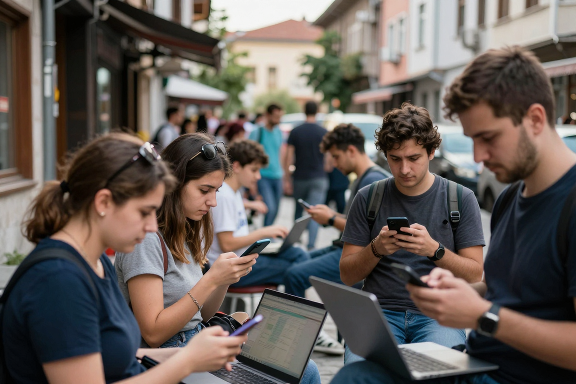 Makedonya'da internet ve mobil hizmetlerin kullanım oranları
