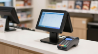 Makedonya'da kullanılan bir POS cihazı ve ödeme işlemi