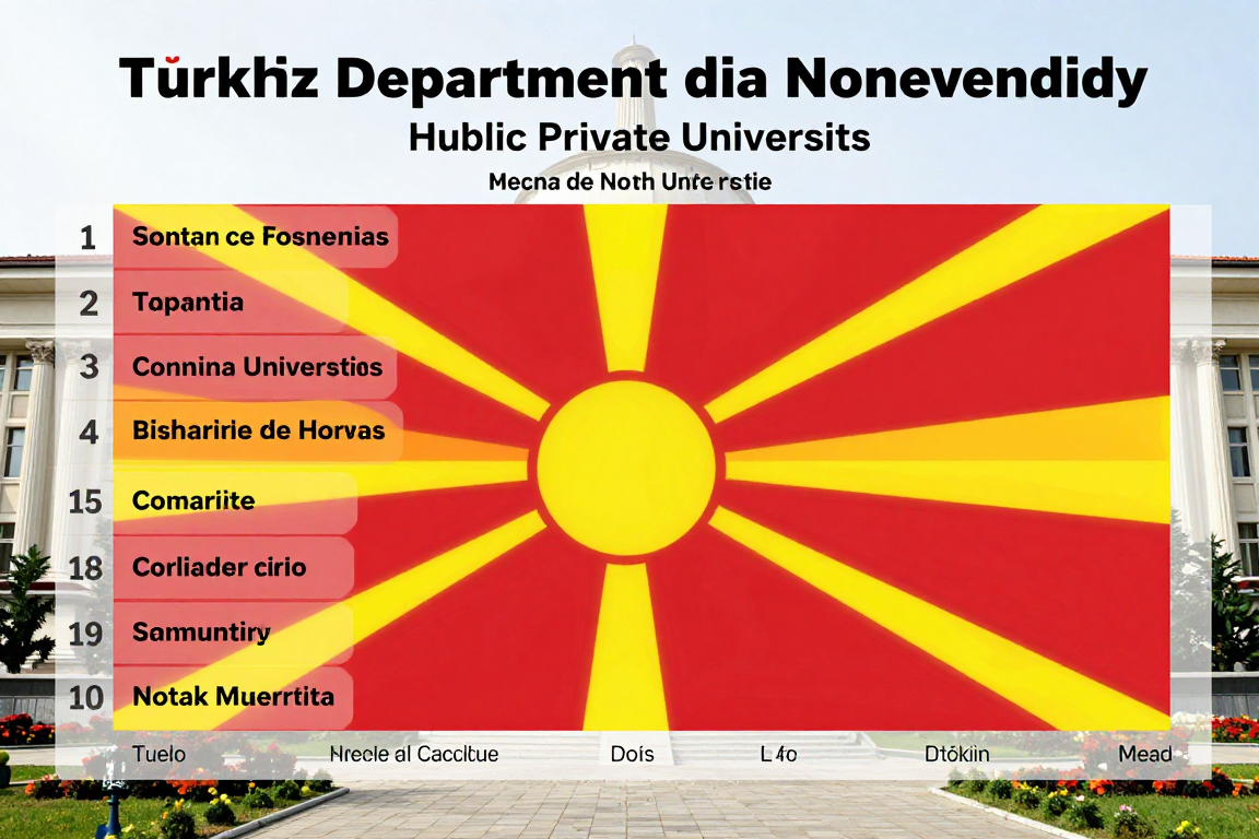 Makedonya Kamu ve Özel Üniversitelerde Türkçe Eğitim Bölümleri