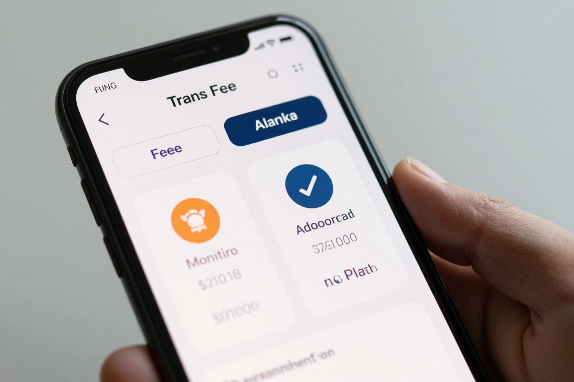 Para transferi ücretlerini karşılaştırmak için uygulama