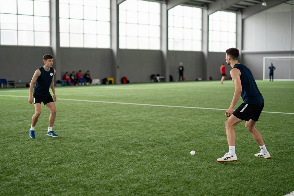 Üsküp halı saha tesisleri sporcular
