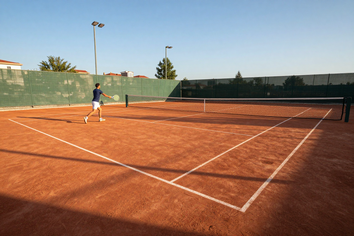 Üsküp tenis kortları profesyonel antrenman